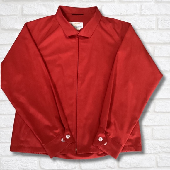 London Fog Golf Jacket size 44 - Red - Picture 2 of 5